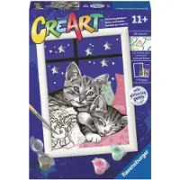 Ravensburger CreArt Sleepy Kitties - Schilderen op nummer voor kinderen