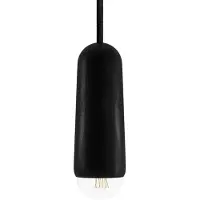 Harto Luce Hanglamp Black ash | Small Long
