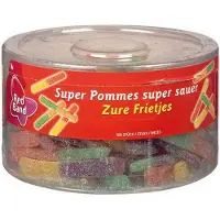Red Band zure frieten snoep - zure mix - silo 100 St