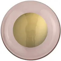 Ebb & Flow Horizon Plafond- / Wandlamp Ø: 29 cm | Shiny Gold | Bright coral E27 IP20