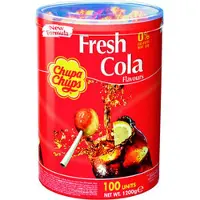 Chupa Chups Fresh Cola lolly's grootverpakking (100 stuks)