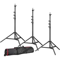Bresser Lampstatief Set BR-TP240 PRO-1 (3 stuks) inclusief Statieftas
