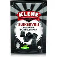Klene 12x Dubbelzoute Dobbelstenen Suikervrij 110 Gr
