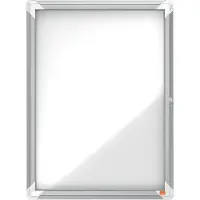 Nobo Premium Plus 4xa4 Sheets Exterior Display Case Magnetic White Background Transparant Kinderen