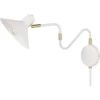 Beliani BALIEM - Wandlamp - Wit - Metaal