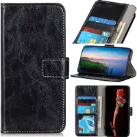 Mobigear Basic Bookcase voor Motorola Moto E22i - Zwart
