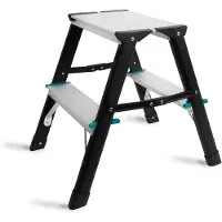 Vonroc PRO Dubbele trap – 2 treden - antislip | max. belastbaarheid 150kg