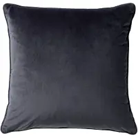 Dutch decor - FINNA - Kussenhoes 45x45 cm 100% gerecycled polyester - Eco Line collectie - Charcoal Gray - antraciet