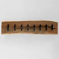 Lizzely Garden & Living Kapstok David industrieel 90cm lang acacia hout muurdecoratie