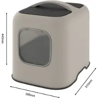 MyPet biala kattenbak cappuccino