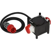 Brennenstuhl Compacte rubberen stroomverdeler BSV 3 2/32 2x CEE | 2m | H07RN-F 5G6,0 | IP44 | 400V/32A - 1153680200