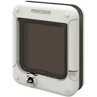 Flamingo Cat Mate 4-way Rotary Wit kattenluik Per stuk