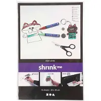 Creativ Company Krimpfolie Mat Wit A4 0,3mm dik 10 vel