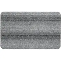 Fortuna Ribmat Grigio 50x80cm Grijs grijs Ribstof Deurmat