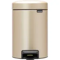 Brabantia NewIcon Pedaalemmer 3 Liter Metallic Gold