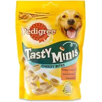 Pedigree 5 stuks! Hondenvoer 5 stuks! Tasty Minis Cheesy Bites, 140 g