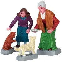 Lemax Kerstfiguur Cream for kitty set of 4