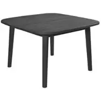Max & Luuk Lennon tafel 120x120x76 cm teak charcoal finish Max&Luuk