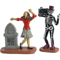 Lemax - Undead Groove, Set Of 2 - Kersthuisjes & Kerstdorpen