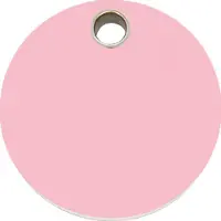 Red Dingo Circle IV plastic dierenpenning medium/gemiddeld dia. 3 cm