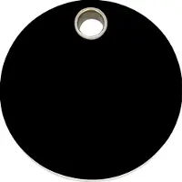 Red Dingo Circle I plastic dierenpenning large/groot dia. 3,8 cm