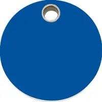Red Dingo Circle II plastic dierenpenning large/groot dia. 3,8 cm