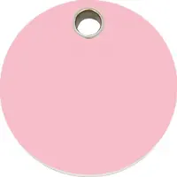 Red Dingo Circle IV plastic dierenpenning large/groot dia. 3,8 cm