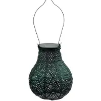 Lumiz Solar lampion bulb ikat 16 cm groen