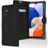 Accezz Wallet Softcase Bookcase voor de Samsung Galaxy A14 (5G/4G) - Zwart