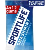 Sportlife Smashmint - Kauwgom - Mint - 48 Stuks - 12x4 Pack