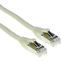 Intronics FB6051, 1,5 meter, Cat6a, S/FTP (S-STP), RJ-45, RJ-45, ivoorwit