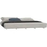vidaXL Bedframe massief grenenhout wit 160x200 cm