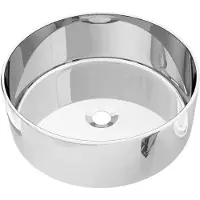 vidaXL Wastafel 40x15 cm keramiek zilverkleurig