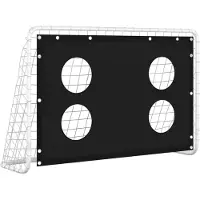 vidaXL Voetbaldoeltrainingsdoel 184x61x122 cm staal