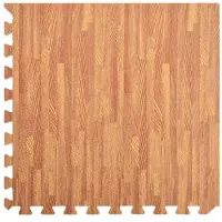 vidaXL Eva Floor Mats Foam 24 Units Bruin