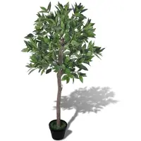 vidaXL Kunst laurierboom met pot 120 cm