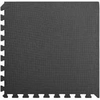vidaXL Eva Floor Mats Foam 12 Units Zwart