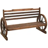 vidaXL Tuinbank 112 cm massief vurenhout