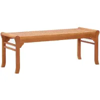 vidaXL Tuinbank 2-zits 120 cm massief eucalyptushout