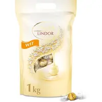 Lindt LINDOR Witte chocolade bonbons 1kg - ca. 80 chocolade bonbons
