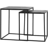Light & Living bijzettafel banos Ø44.5x50.5cm - set van 2