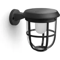 Philips Radii 8720169267176 Wandlamp op zonne-energie met bewegingsmelder LED 1.3 W Zwart