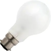 Schiefer Ba22d Gloeilamp | 40W 2700K 440lm 48V Mat | Dimbaar