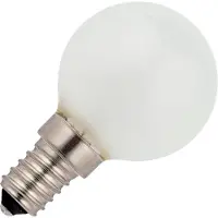 Schiefer E14 Kogel Gloeilamp | 15W 2700K 290lm 220V/240V Mat | Dimbaar