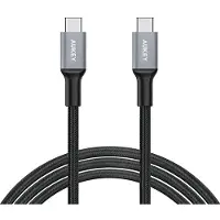 Aukey CB-CD6 Quick Charge USB C - USB C Nageloninis Kabel | 2m | 3A | 60 W PD | 20V