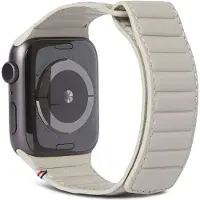 Decoded Traction Leather Apple Watch 42 / 41 / 40 Mm Bandje Clay