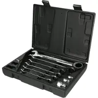 Ks Tools 503.4260 Ringsleutel met ratelset Sleutelbreedte (metrisch) 8 - 90 mm