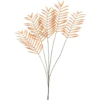 Buitengewoon Boet Kunsttak Varen leaf spray Mirja brown 93 cm