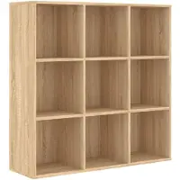 vidaXL Boekenkast 98x29x97,5 cm bewerkt hout sonoma eikenkleurig