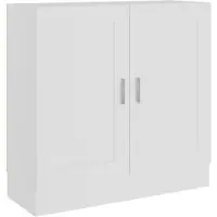 vidaXL Boekenkast 82,5x30,5x80 cm bewerkt hout wit